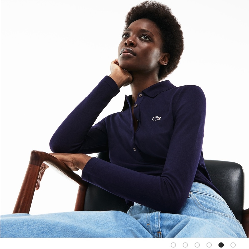 Lacoste Brown Polo Shirt - Size 38 (6/M)